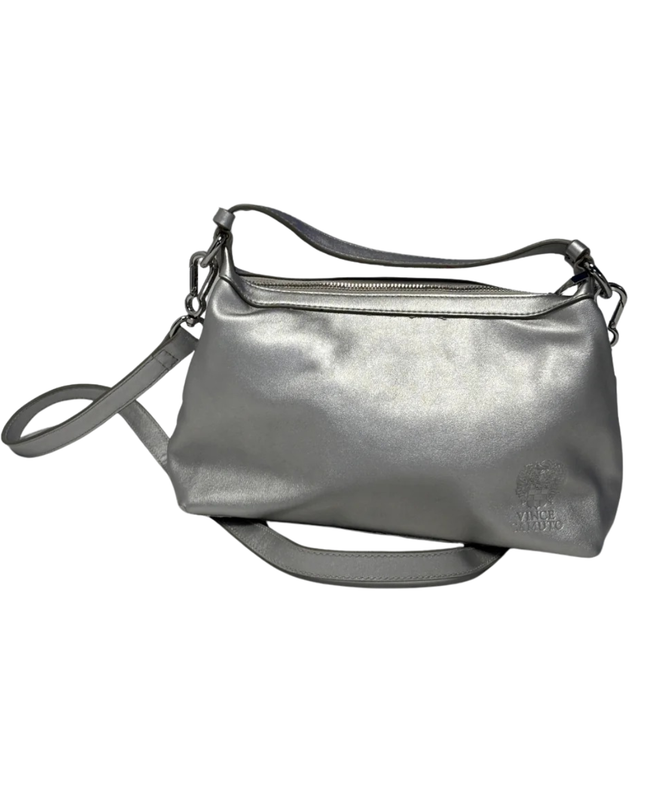 Vince Camuto Silver Rhinestone Embellished Evening Bag