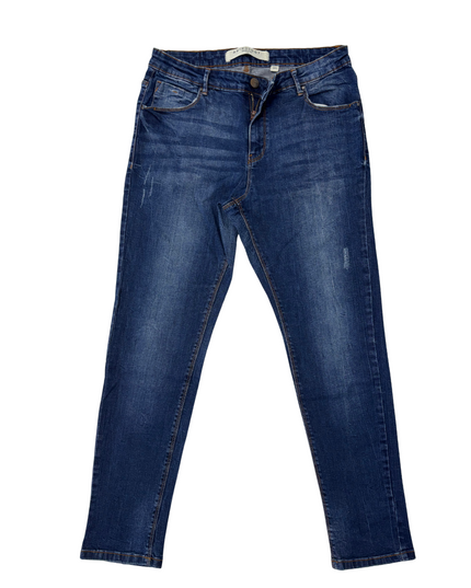 Anthology Sadie Slim Dark Wash Stretch Jeans - L | Waist: 32"