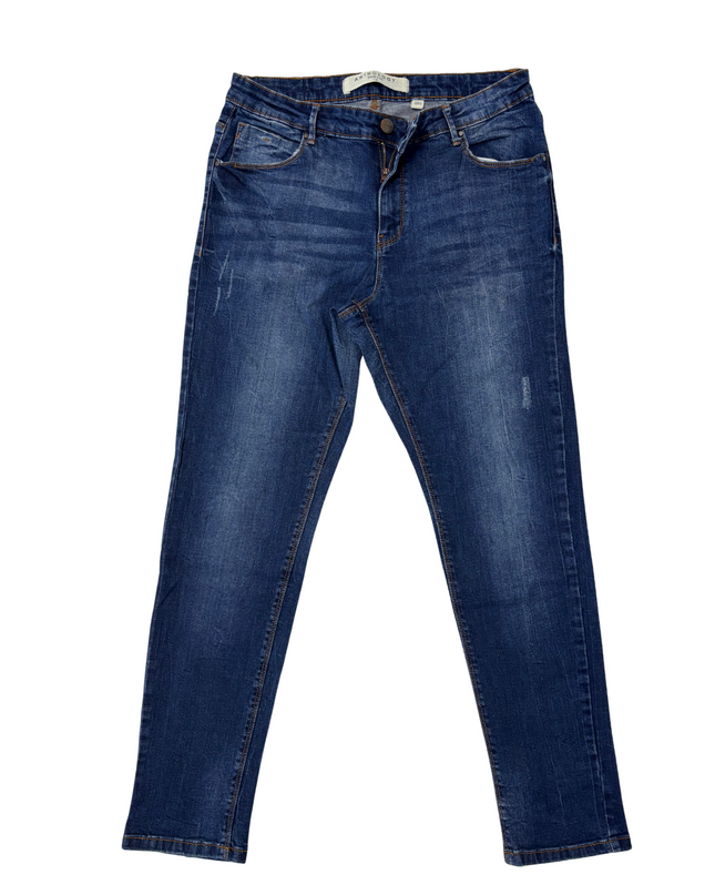 Anthology Sadie Slim Dark Wash Stretch Jeans - L | Waist: 32"