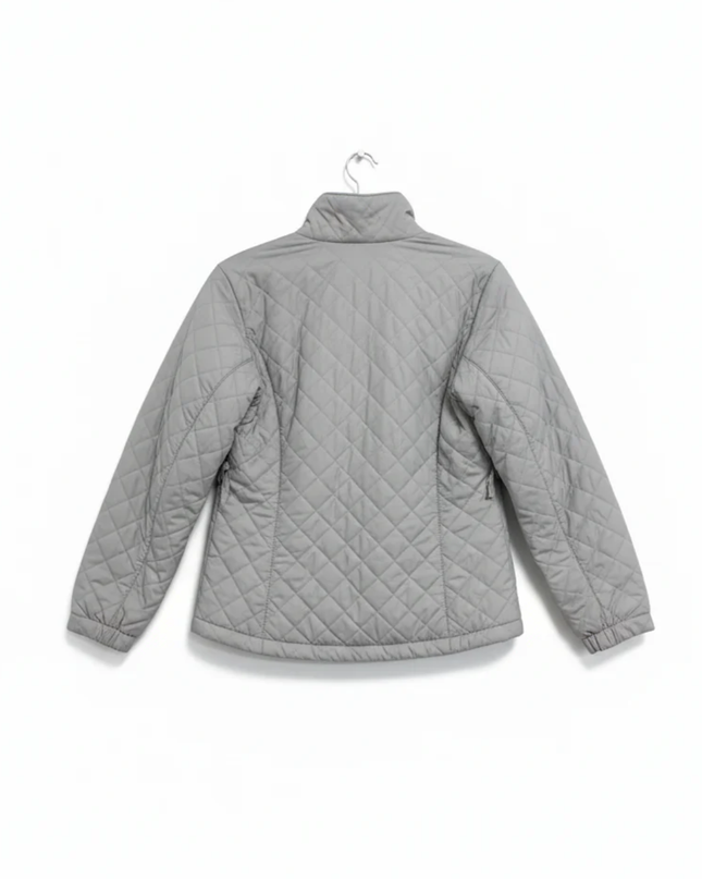Columbia Grey Quilted Insulated Lightweight Jacket