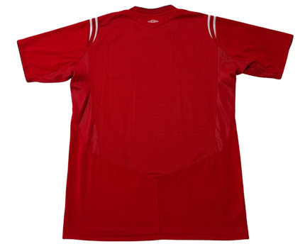 England Away 2004-2005 Umbro Red Football Jersey