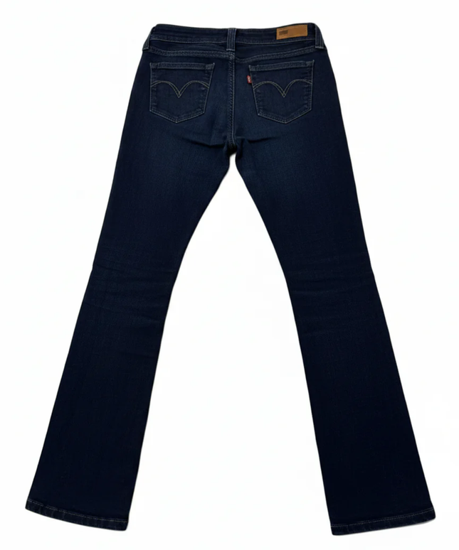 Levi's Dark Blue Demi Curve Bootcut Skinny Jeans