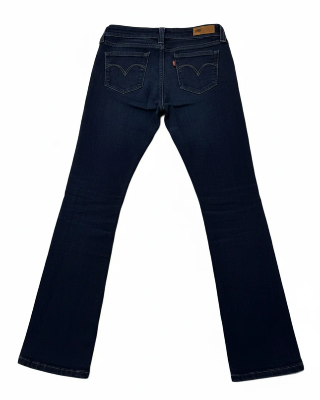 Levi's Dark Blue Demi Curve Bootcut Skinny Jeans