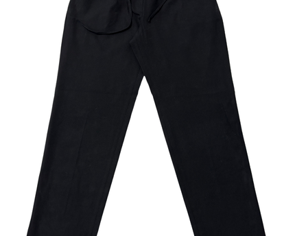 Zara Basic Black Drawstring Waist Trousers