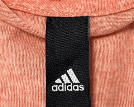 Adidas Coral Pink V-Neck Lightweight Training T-Shirt
