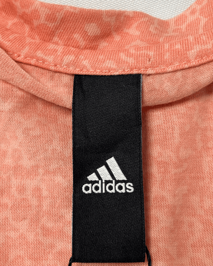 Adidas Coral Pink V-Neck Lightweight Training T-Shirt