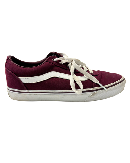 Vans Old Skool Canvas Skate Sneakers | Burgundy & White | EU 40