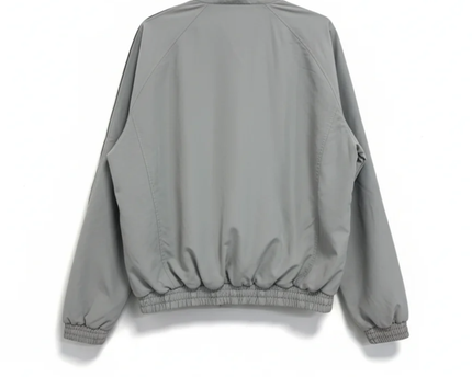 Adidas Grey Classic Three-Stripe Lightweight Track Jacket