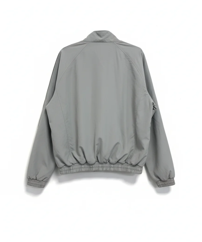 Adidas Grey Classic Three-Stripe Lightweight Track Jacket