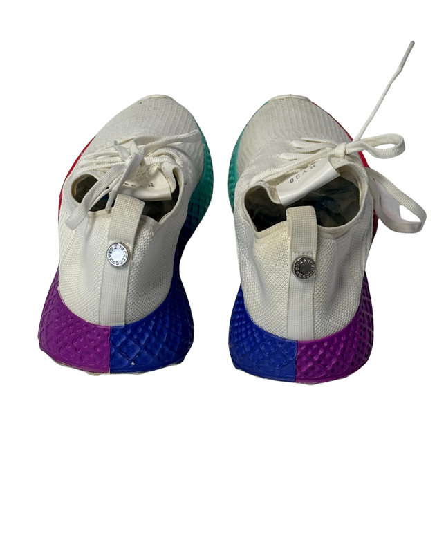 Steve Madden White Multi Riser Sneakers