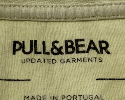 Pull&Bear Trestles Beach Sand Beige Graphic T-Shirt