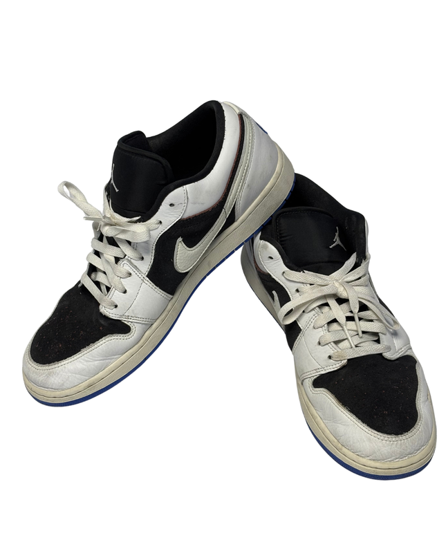 Jordan Air Jordan 1 Low Quai 54 Black/White/Blue Sneakers W/Box
