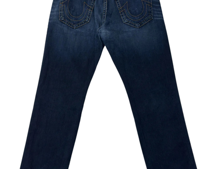 True Religion Blue Geno Relaxed Slim Jeans