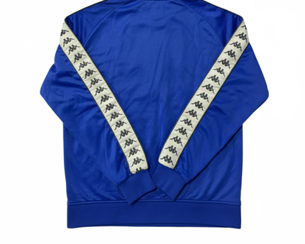 Kappa Blue Vintage-Style Logo Tape Track Jacket