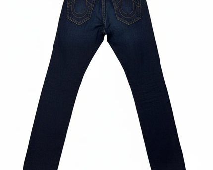 True Religion Geno Relaxed Slim Dark Blue Jeans