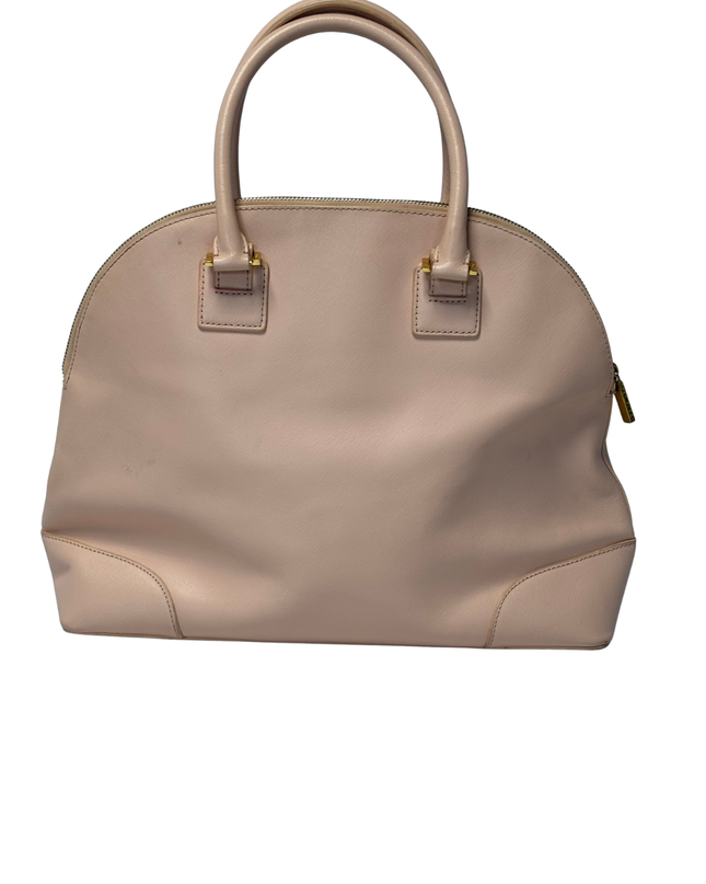 Tory Burch Pink Robinson Dome Satchel Bag