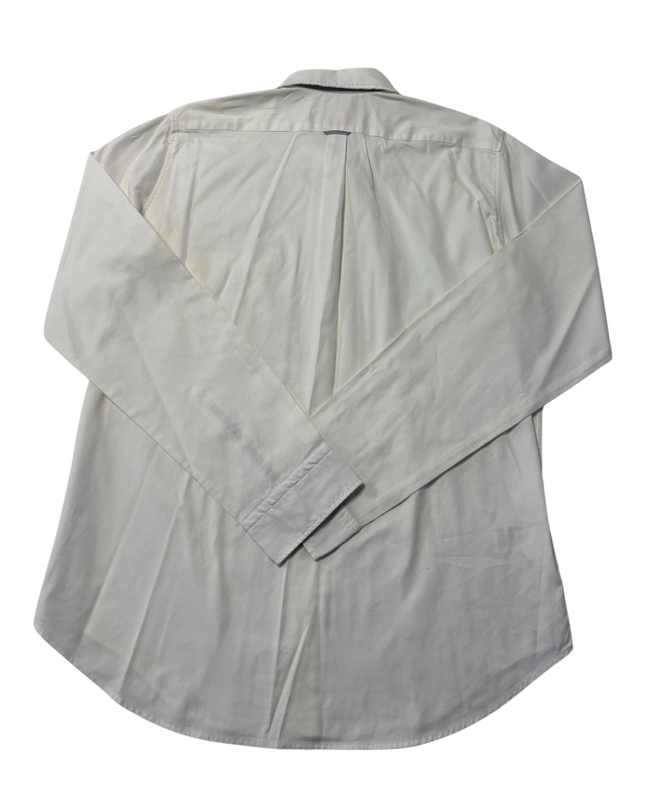 Levi's White Button-Down Long Sleeve Cotton Shirt
