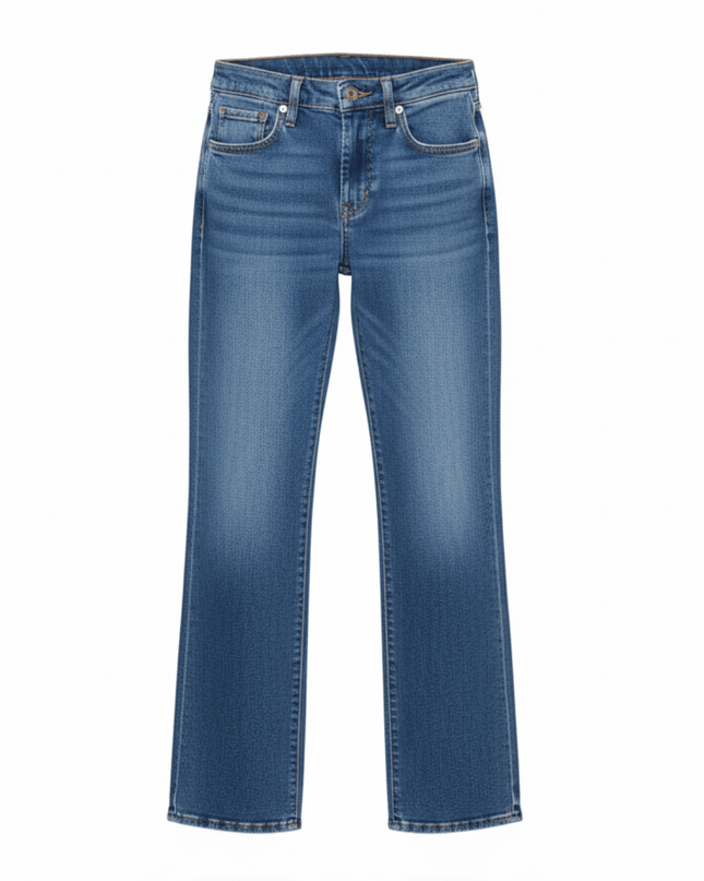 True Religion Bobbi Baggy Wide Leg Light Wash Jeans