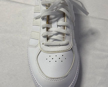 Adidas White Cloudfoam Plus Three-Stripes Sneakers