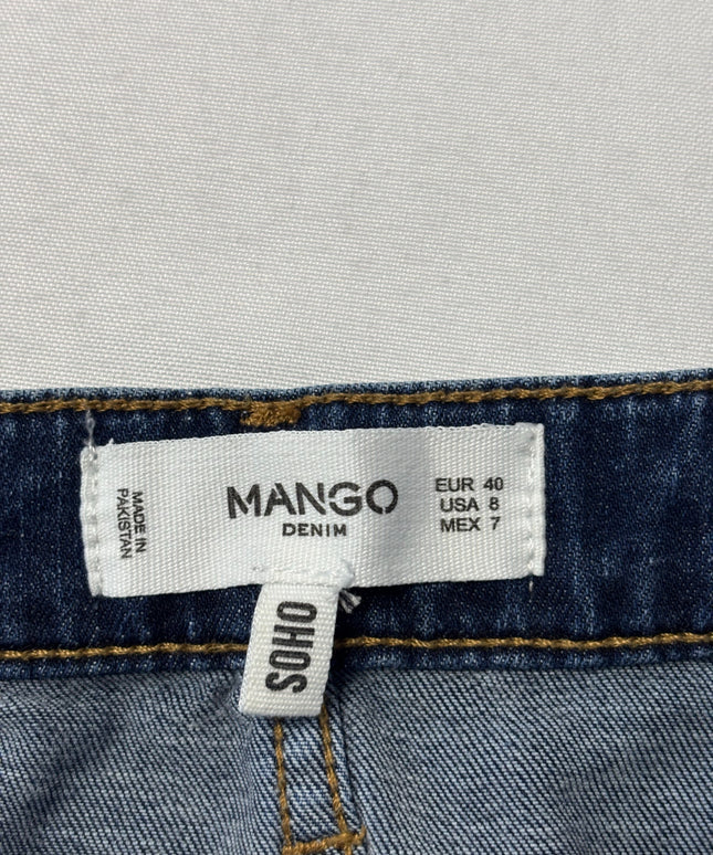Mango Blue Soho Skinny Denim Jeans