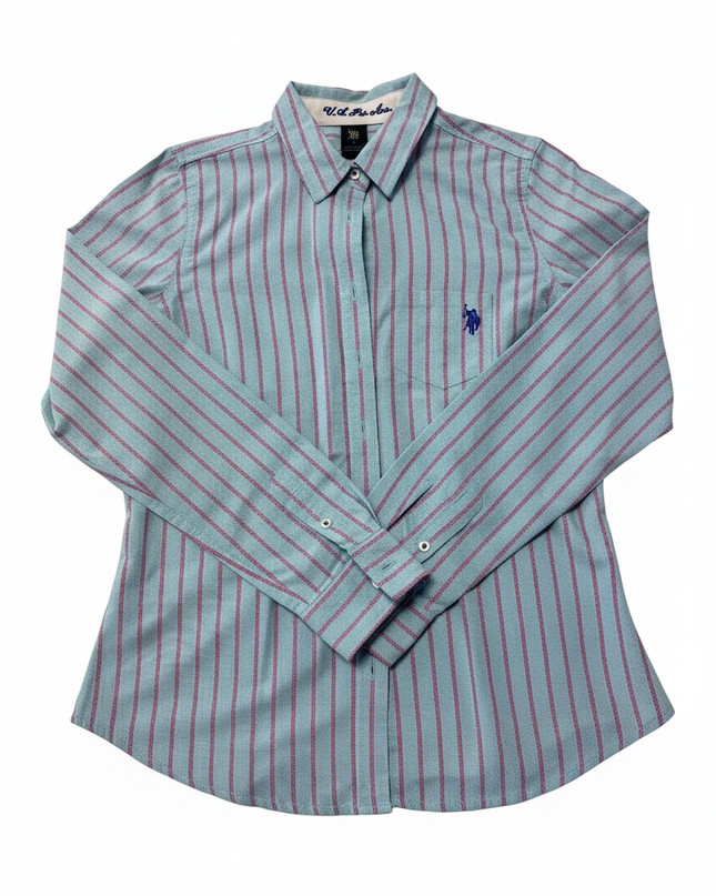 U.S. Polo Assn. Striped Button-Down Long Sleeve Shirt