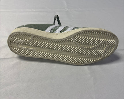 Adidas Olive Green Three Stripes Graphic Campus Sneakers