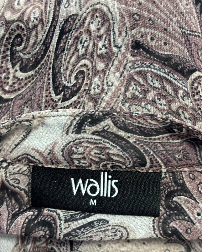 Wallis Multi-color Paisley Print V-Neck Blouse