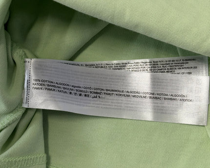 MNG Lime Green Short Sleeve Cotton T-Shirt