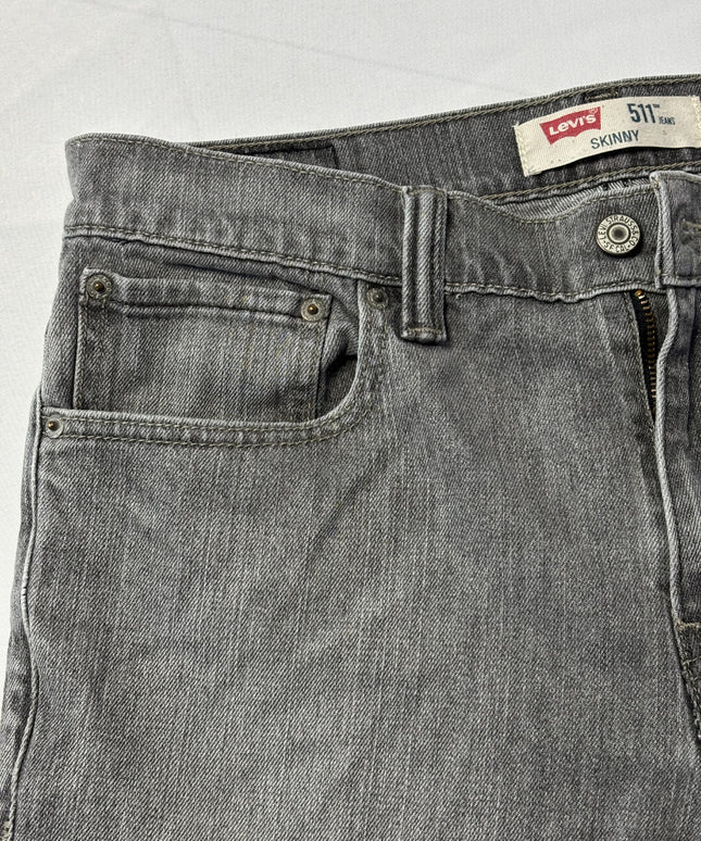 Levi's Grey 511 Skinny Fit Jeans