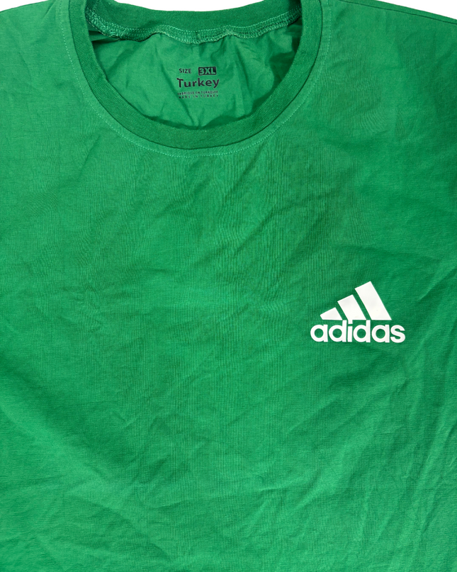 Adidas Crew Neck Green T-Shirt - L