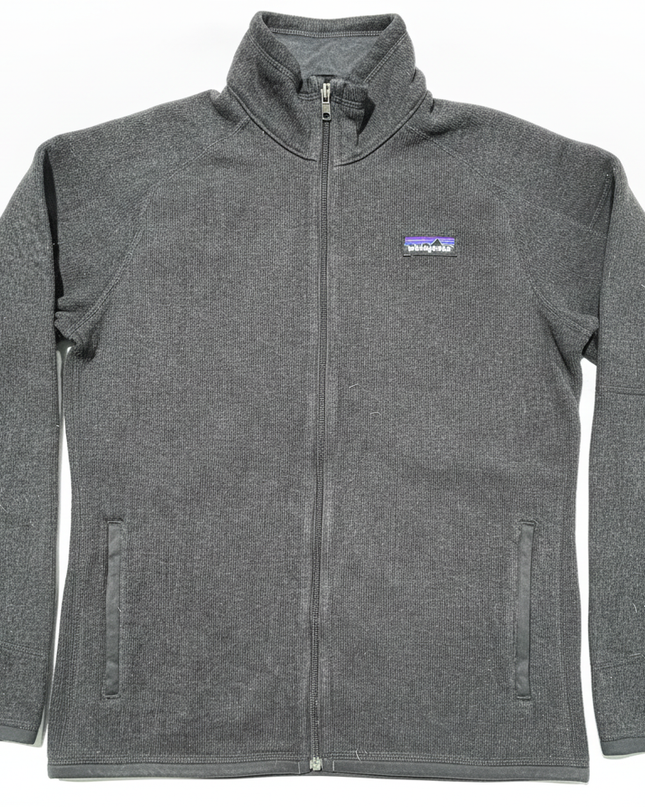 Patagonia Grey Full-Zip Better Sweater Fleece Jacket