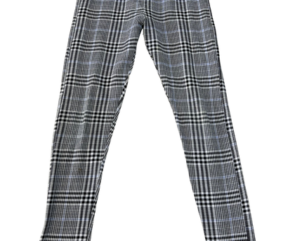 HnM Monochrome Plaid Stretch Pants - XS