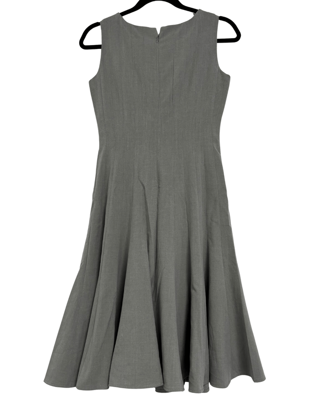 Calvin Klein Sleeveless Sheath Dress Grey