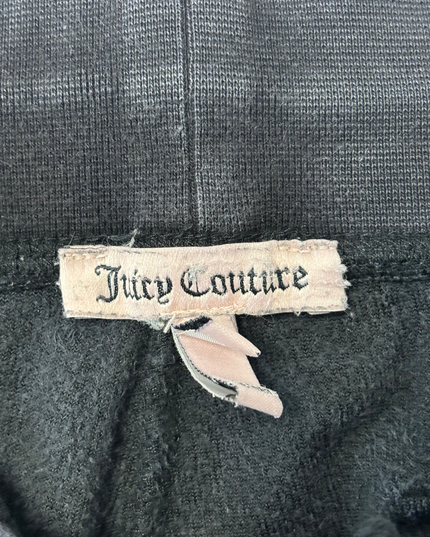 Juicy Couture Classic Black Velour Flare Lounge Pants - L | Waist: 31"