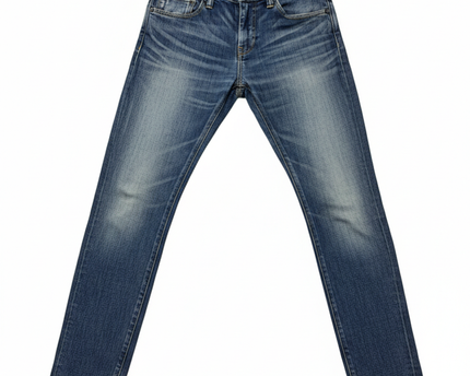 Levi's Blue Slim Fit Whiskered Denim Jeans