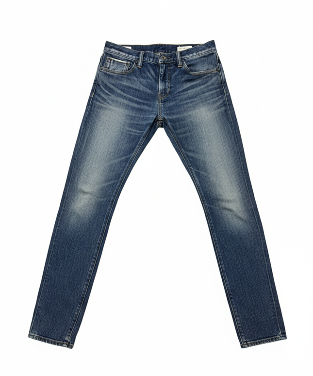 Levi's Blue Slim Fit Whiskered Denim Jeans