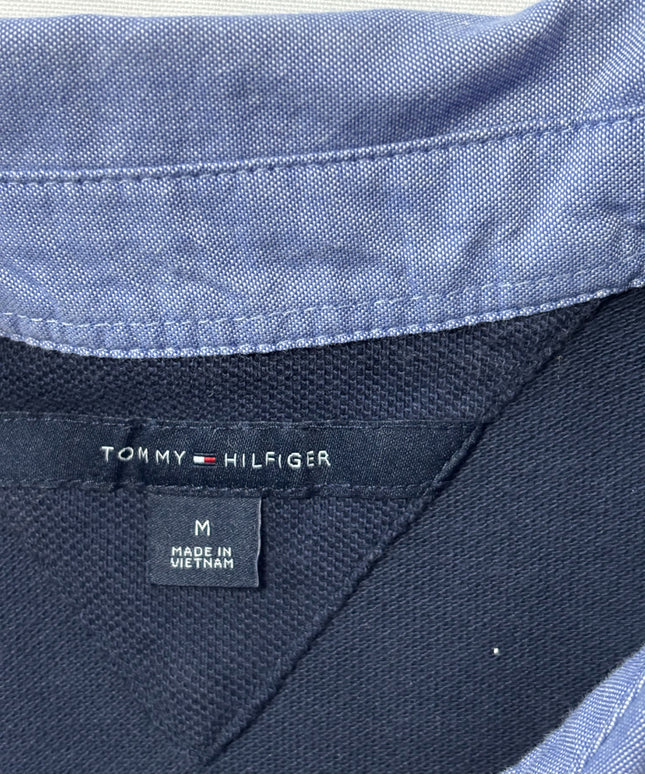 Tommy Hilfiger Navy Blue/White Striped Polo Dress