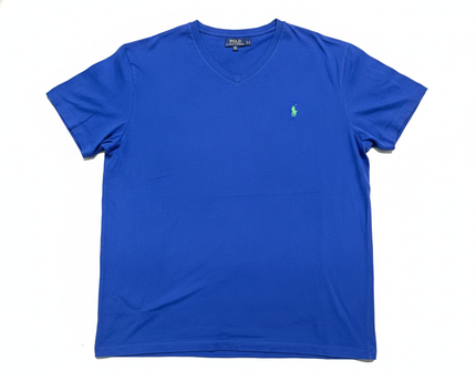 Polo Ralph Lauren Blue Short Sleeve V-Neck T-Shirt