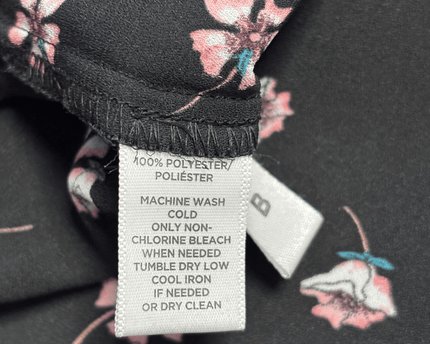 Loft Petite Floral Long Sleeve Button-Down Blouse