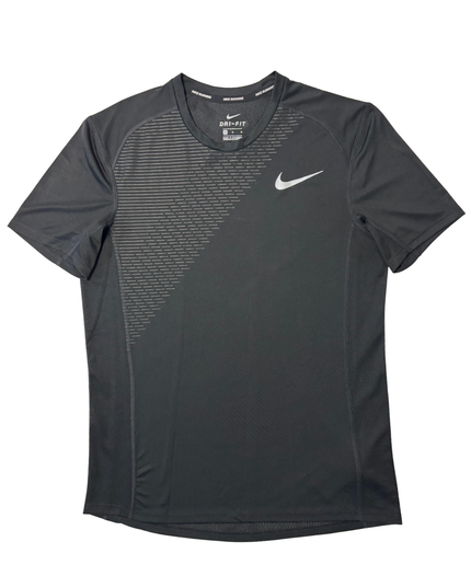 Nike Dri-FIT Black Reflective Running Performance T-Shirt