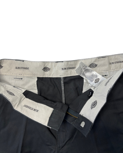Dickies Slim Straight Charcoal Gray Work Pants - XL | Waist: 36"