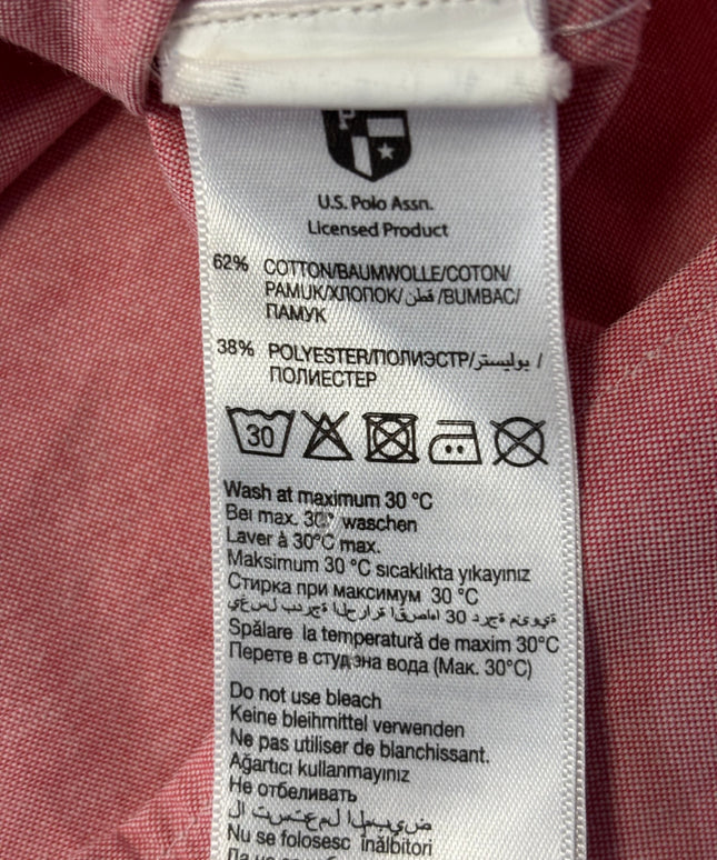 U.S. Polo Assn. Pink Long Sleeve Button-Down Shirt