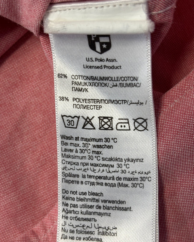 U.S. Polo Assn. Pink Long Sleeve Button-Down Shirt