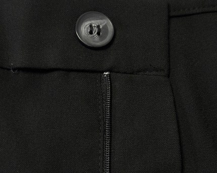 Pull&Bear Black Label High-Waist Wide-Leg Trousers