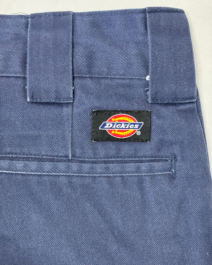 Dickies Slim Straight Navy Blue Work Pants - M | Waist: 32"