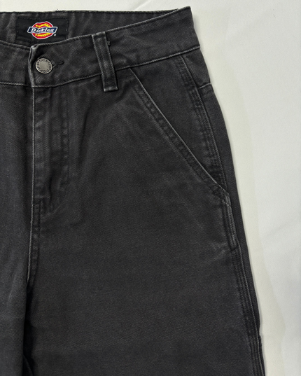 Dickies Washed Black Utility Workwear Pants - XS | Waist: 28"