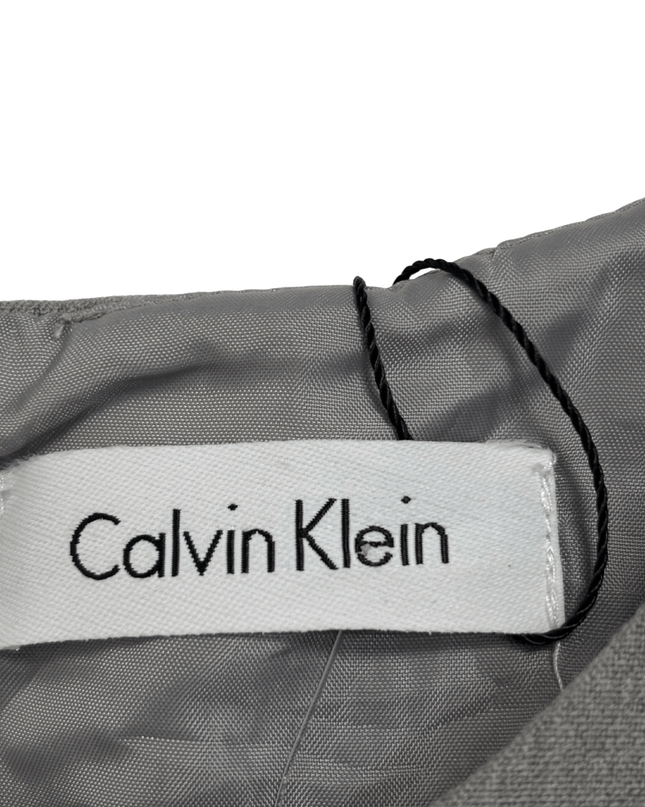 Calvin Klein Sleeveless Sheath Dress Grey