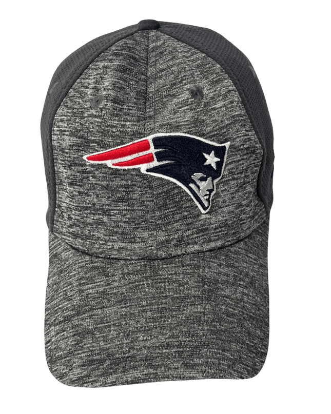 New England Patriots Heather Gray & Charcoal Performance Cap