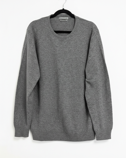 M&S Collection Grey Extra Fine Lambswool Sweater