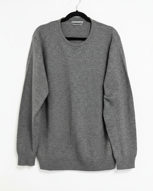 M&S Collection Grey Extra Fine Lambswool Sweater